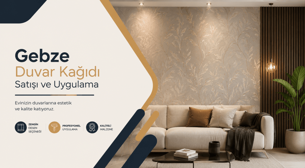 Gebze Duvar Kağıdı Satışı ve Uygulama 